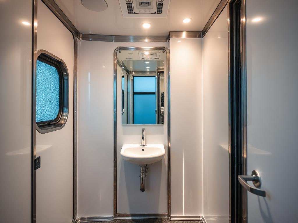 Luxury Restroom Trailers in Lunenburg, MA